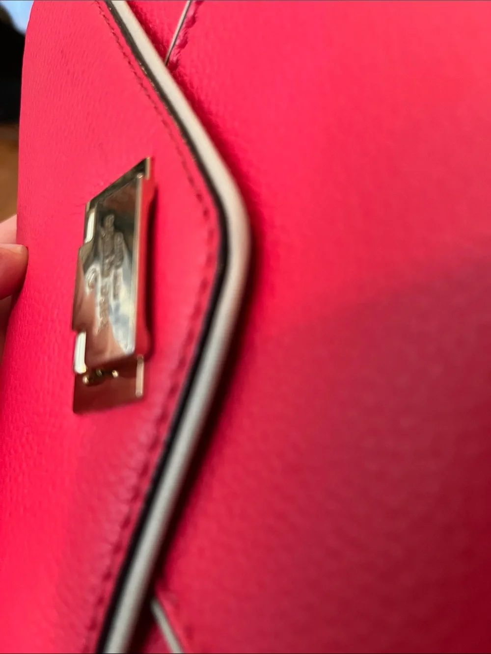 Kate Spade Natalie Wesley Envelope crossbody bag in vibrant pink